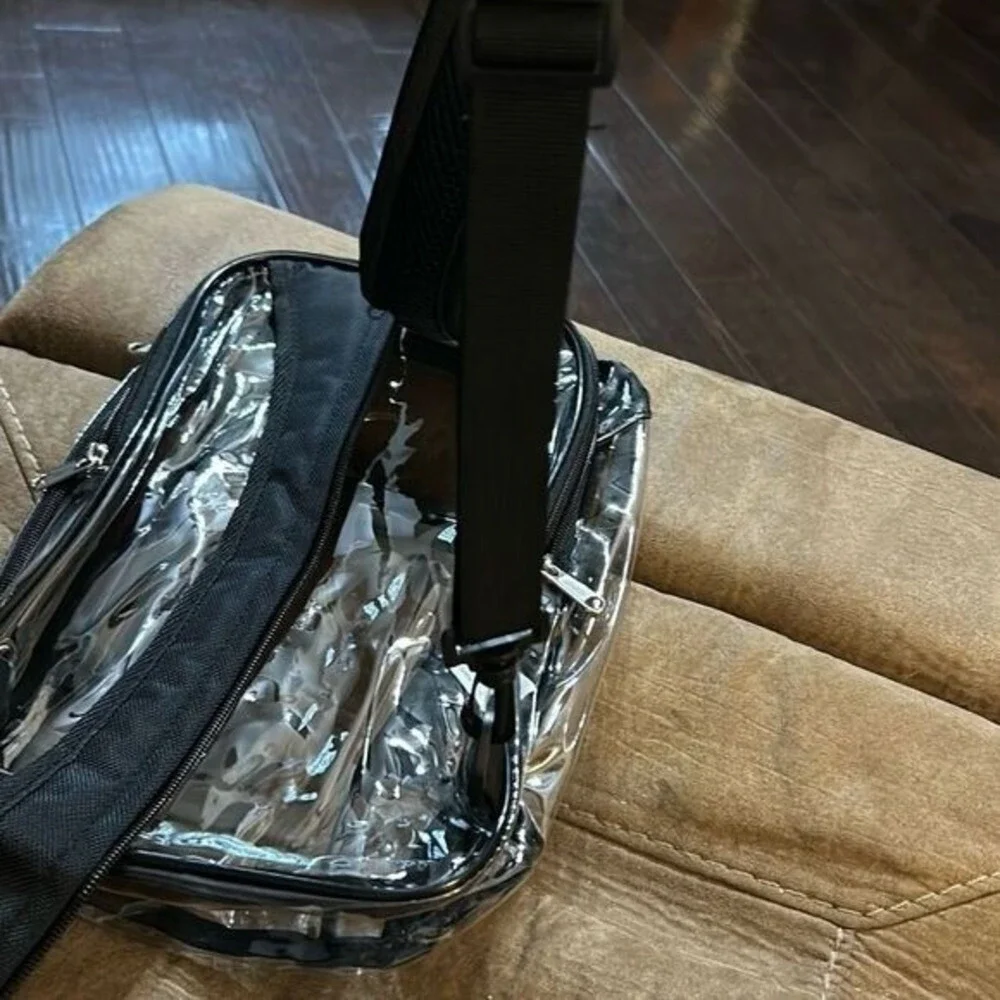 Clear Stadium Approved Backpack with Adjustable Reinforced Straps, for Festivals